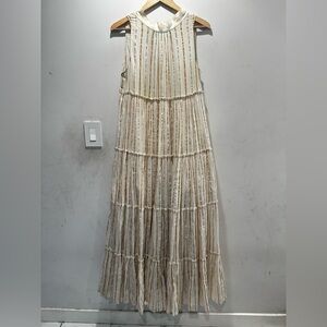 Aish Bohemian Striped Maxi Dress